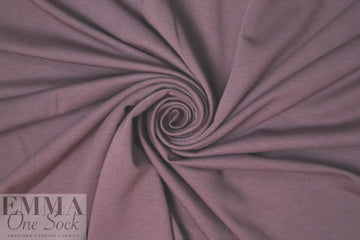 bamboo/cotton french terry - dusty plum