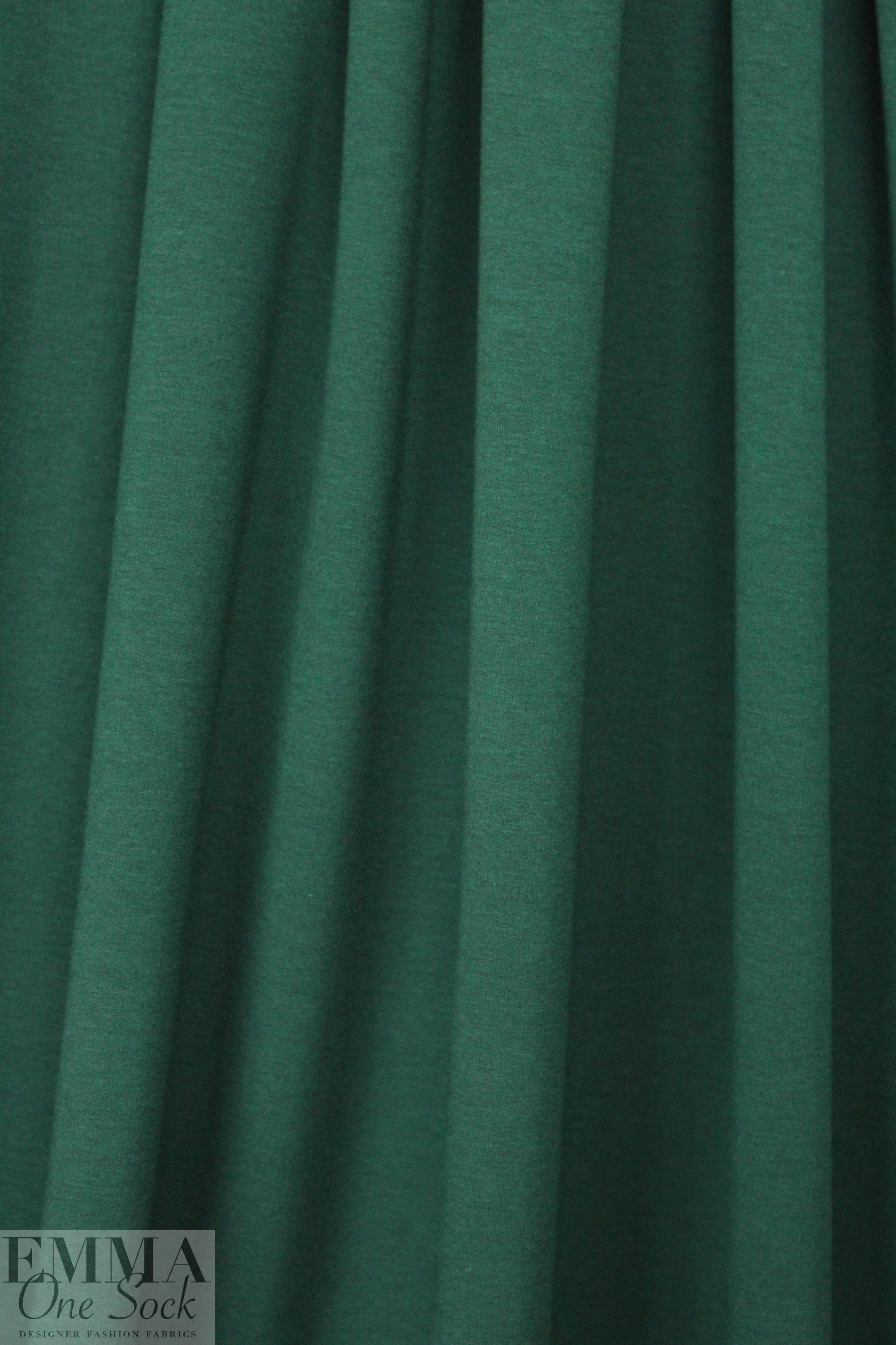 bamboo/cotton french terry - pine 1 yard