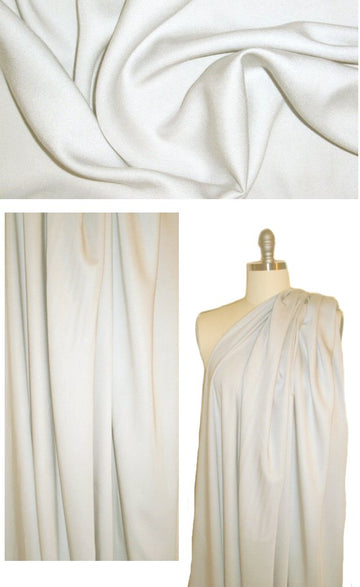 drapey bamboo viscose woven twill - vanilla