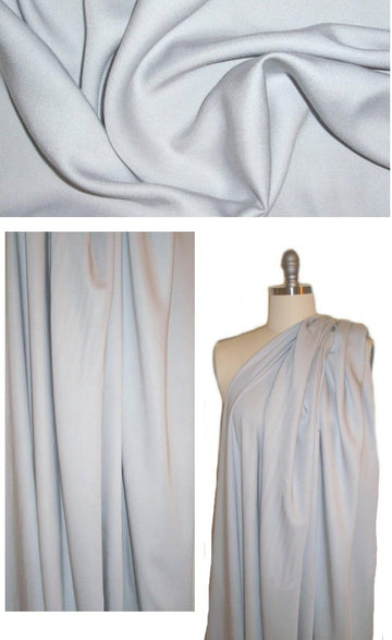 drapey bamboo viscose woven twill - stone 2 yds