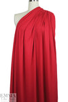 bamboo/cotton/spandex jersey - red 1.125 yds
