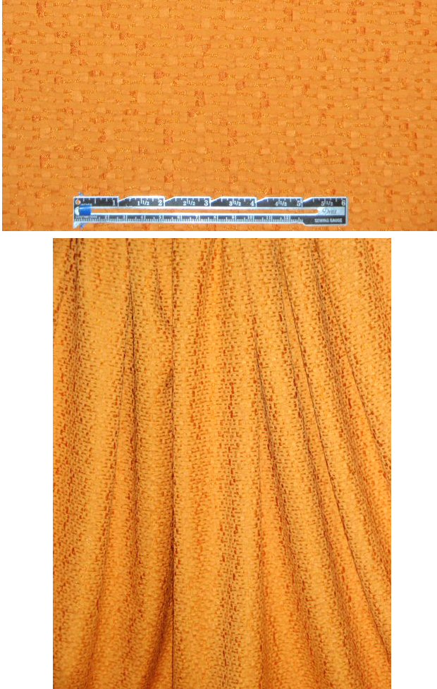 0scar fancy basketweave suiting - citrus spice .875 yds