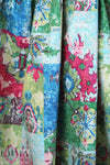 NY designer 'weathered' boho montage cotton woven