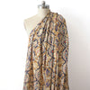 Italian 'boho ikat' viscose crepe woven