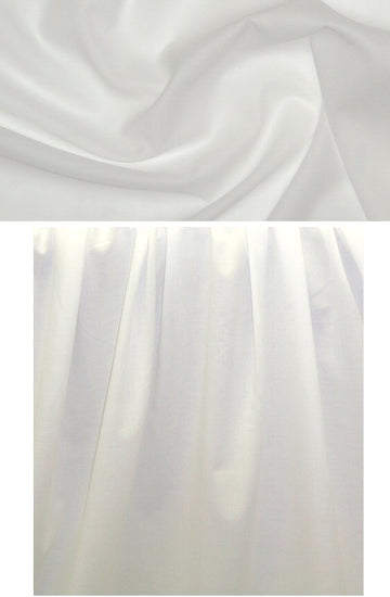 organic cotton batiste - white 2.125 yds