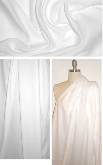 organic cotton batiste - soft white 1 yard