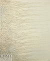Italian sequinned border fancy silk crinkle chiffon