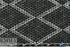 famous designer black diamond bead guipure lace 1.75 yd