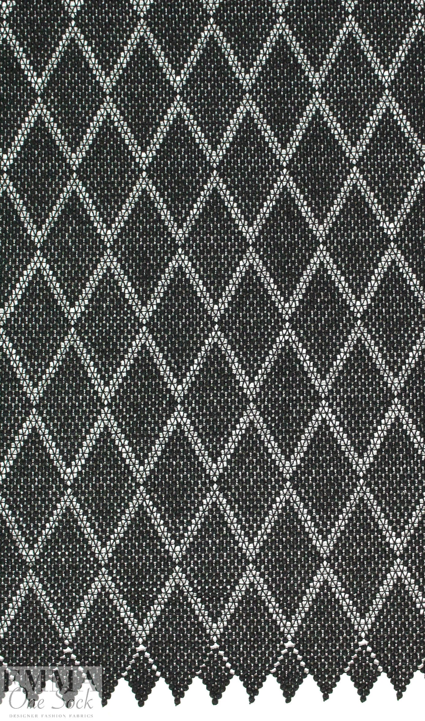 famous designer black diamond bead guipure lace