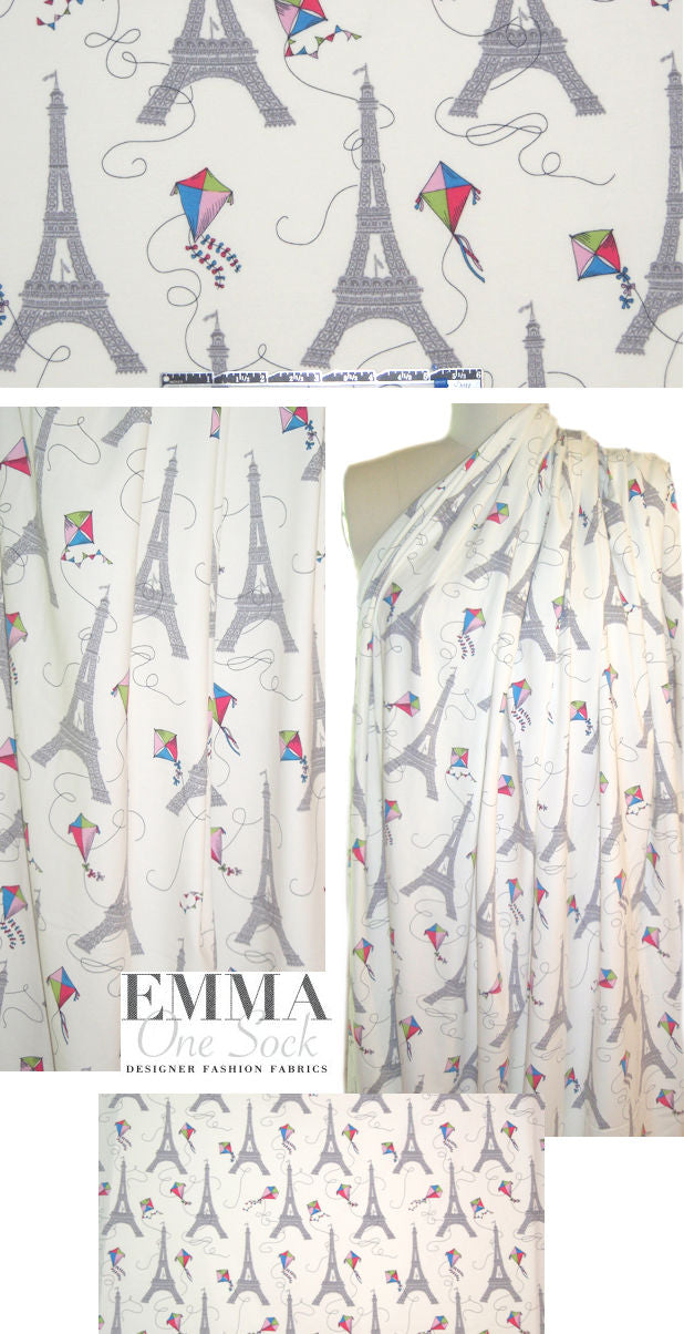 Bedhe@d 'cerf-volants' COTTON/lycra knit