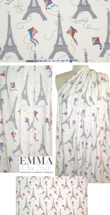 Bedhe@d 'cerf-volants' COTTON/lycra knit