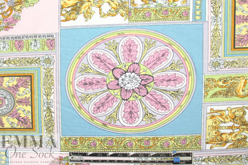 Bedhe@d decorative mosaic COTTON/spandex knit