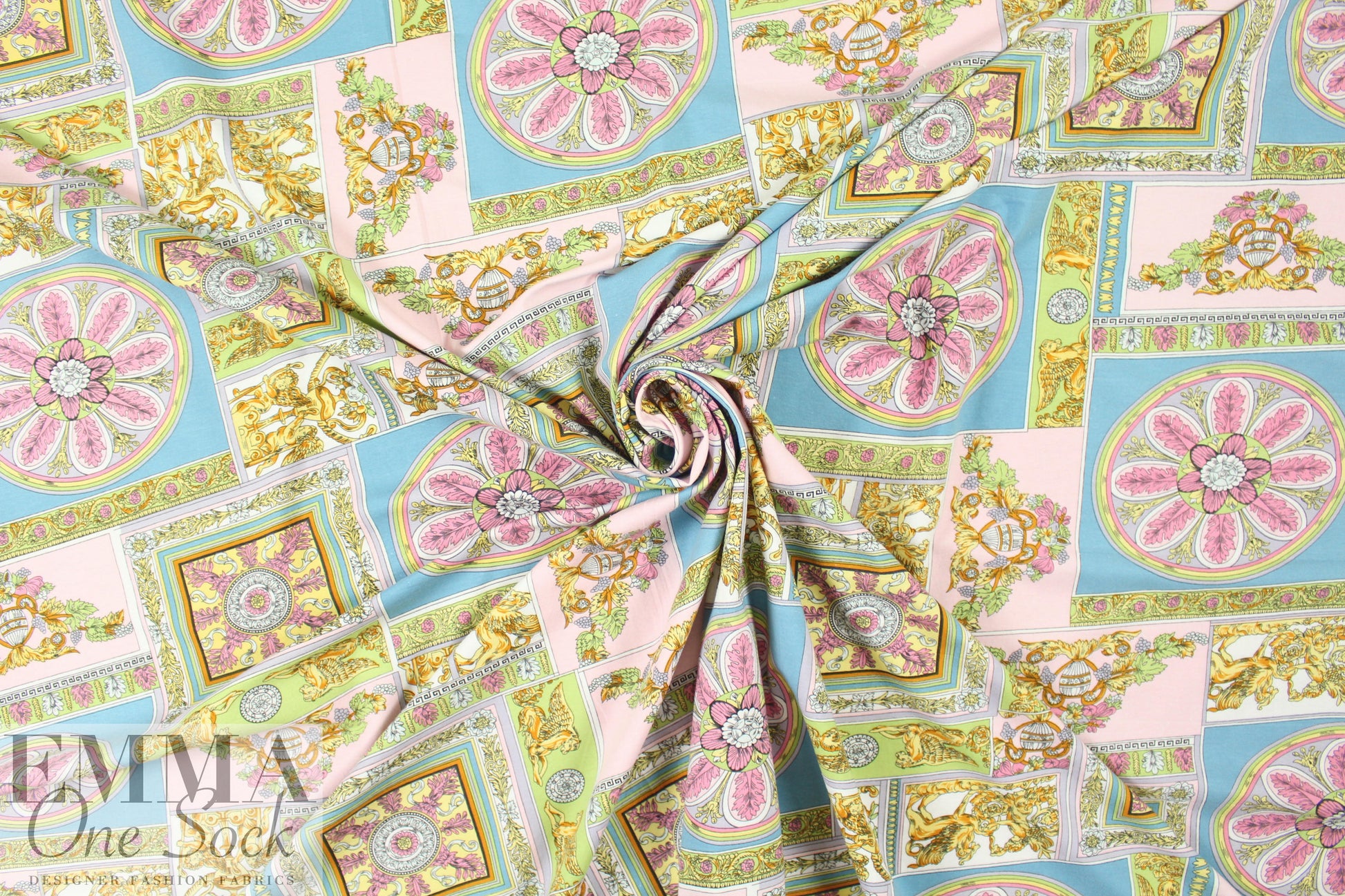 Bedhe@d decorative mosaic COTTON/spandex knit