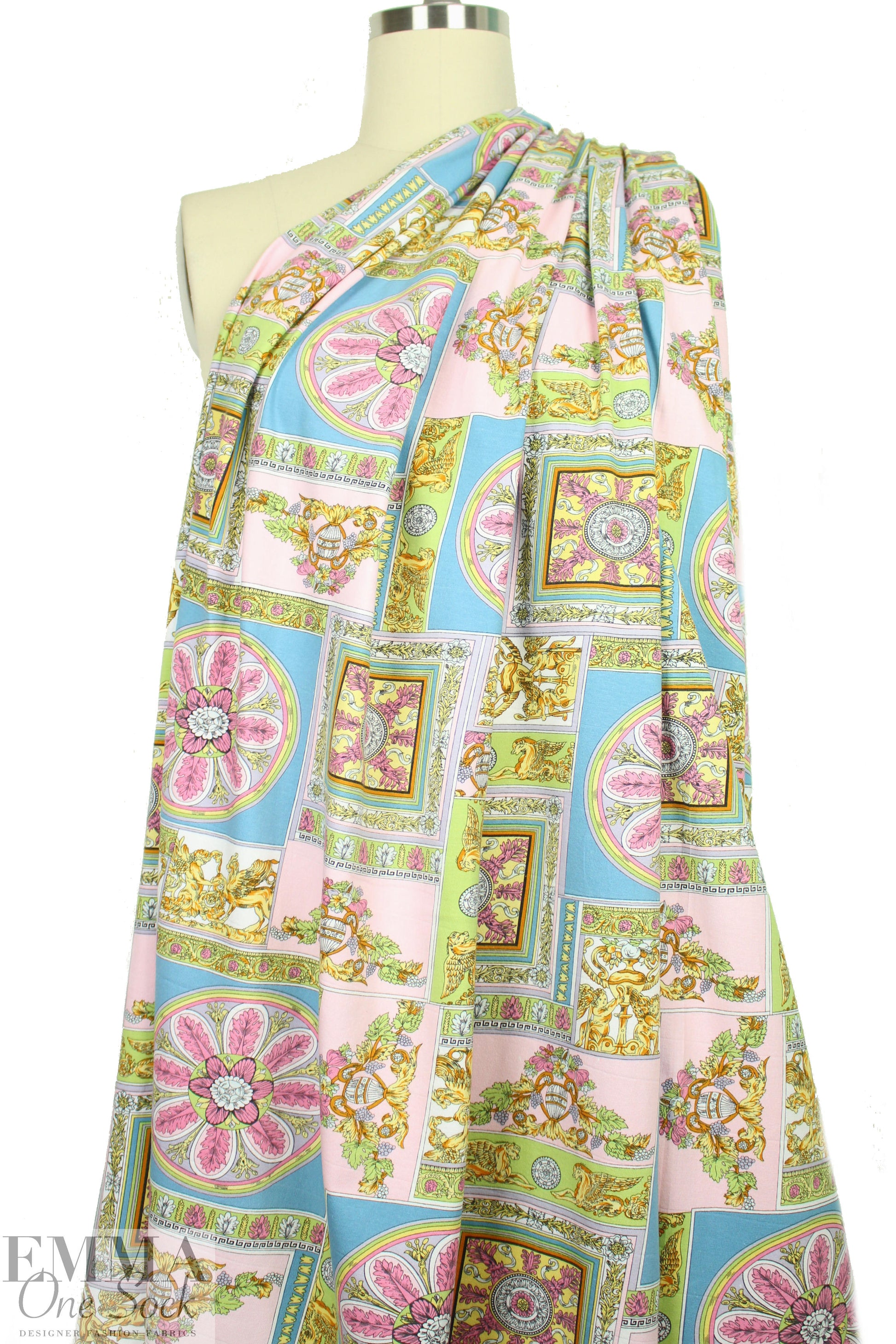 Bedhe@d decorative mosaic COTTON/spandex knit