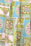 Bedhe@d decorative mosaic COTTON/spandex knit