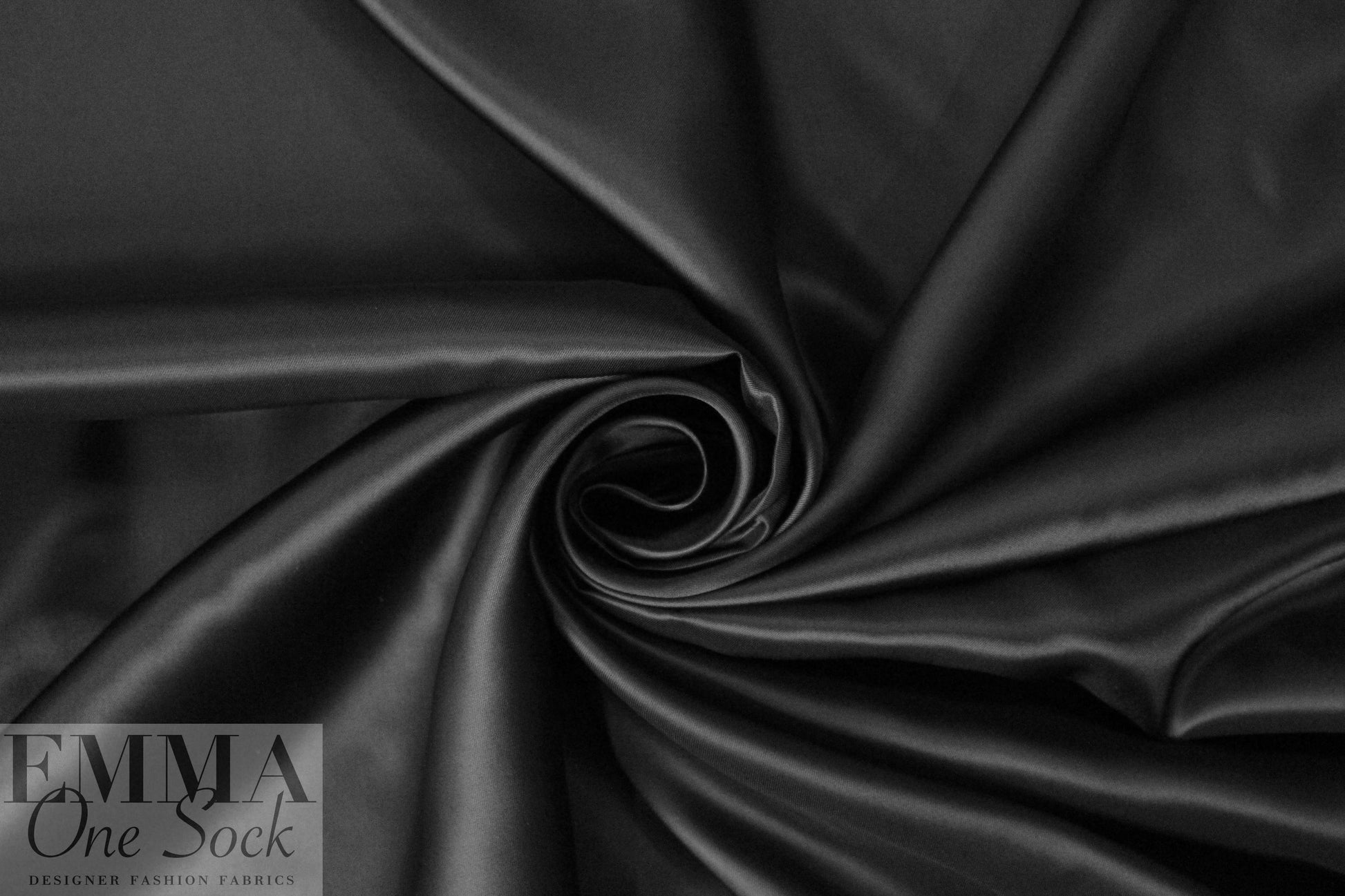 Bemberg 100% rayon lining - black WIDE