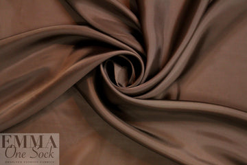 Bemberg 100% rayon lining - chocolate 1.125 yds