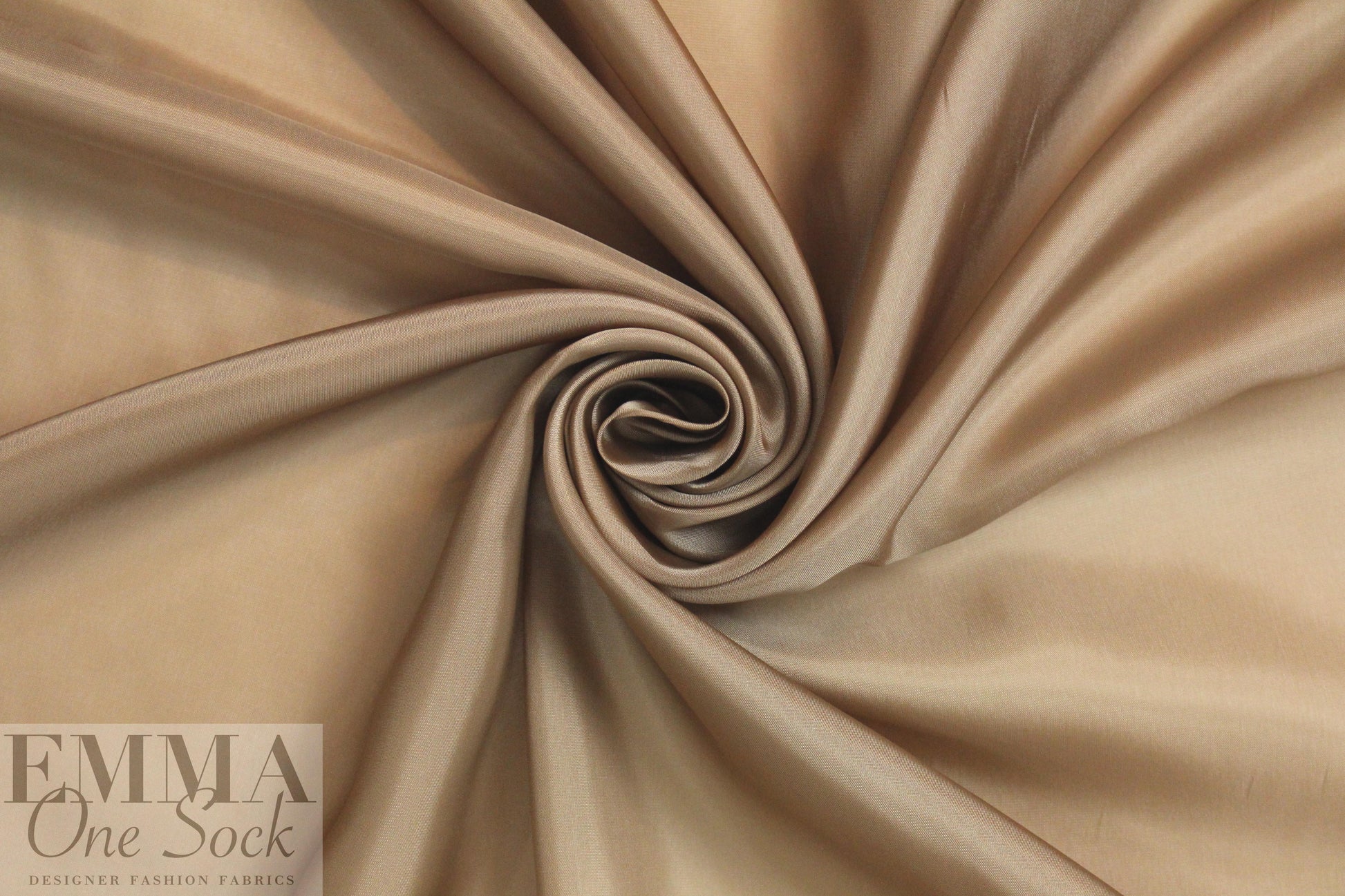 Bemberg 100% rayon lining - mocha 1 yard
