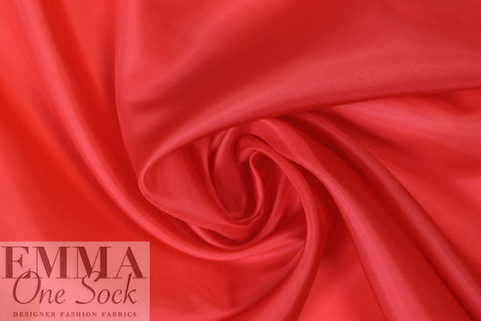 Bemberg 100% rayon lining - scarlet