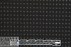 black/silver mini graphic bengaline stretch jacquard 1.625 yd