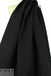 black/silver mini graphic bengaline stretch jacquard