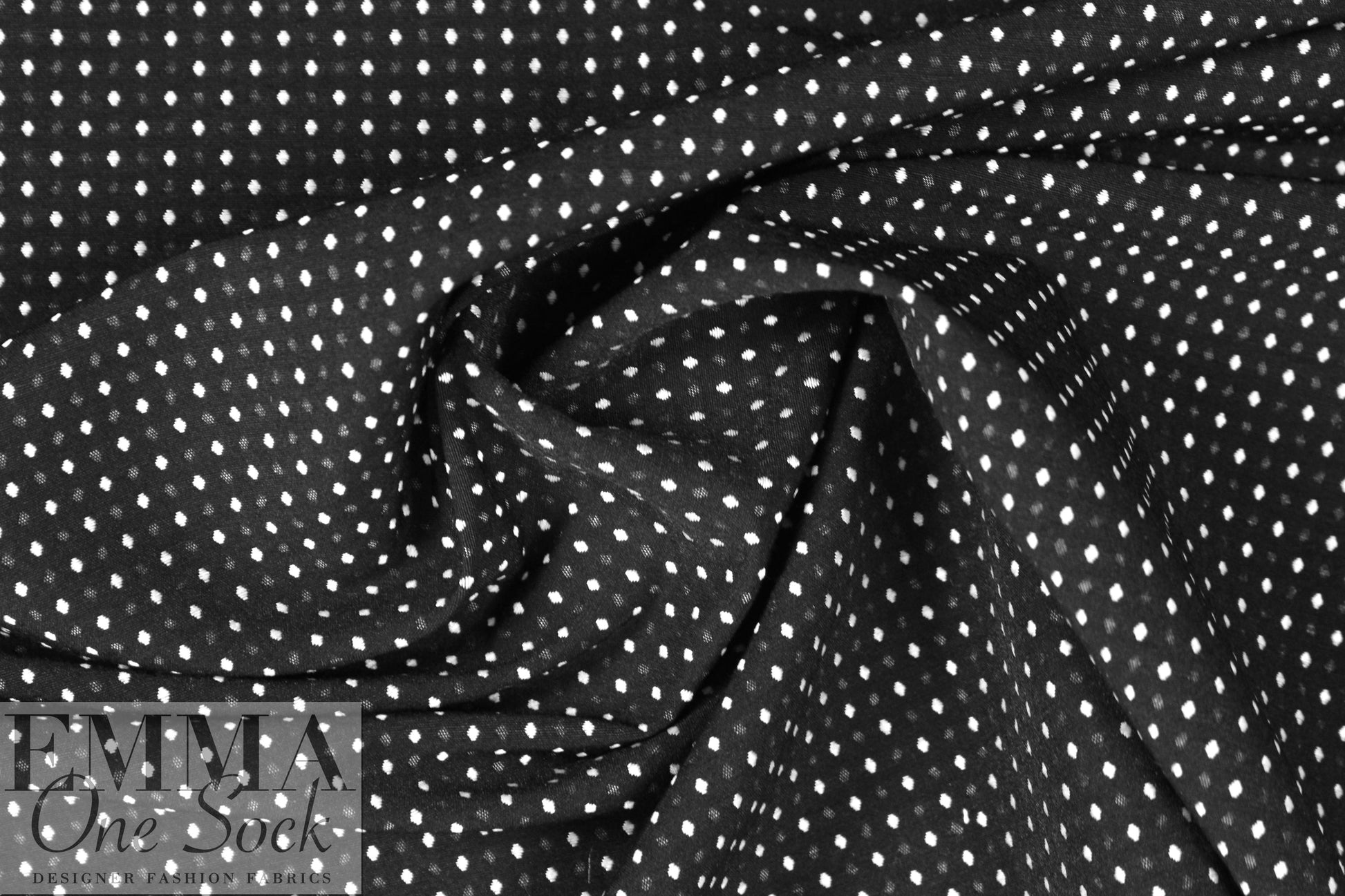 black/silver mini diamond bengaline stretch jacquard