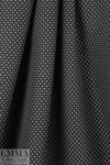 black/silver mini diamond bengaline stretch jacquard