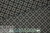 designer black/gray nova graphic bengaline stretch jacquard 1.75 yds