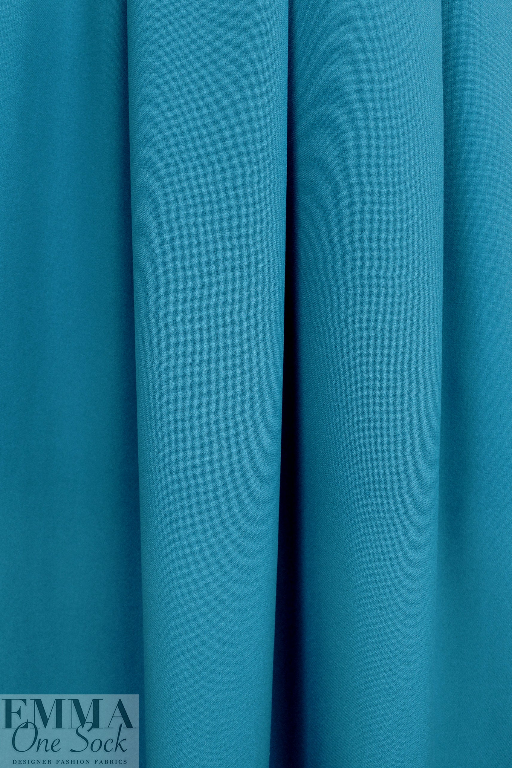 CA designer stretch cotton blend woven - captain's blue .875 yds