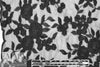 NY designer double scallop lace - black 2 yd