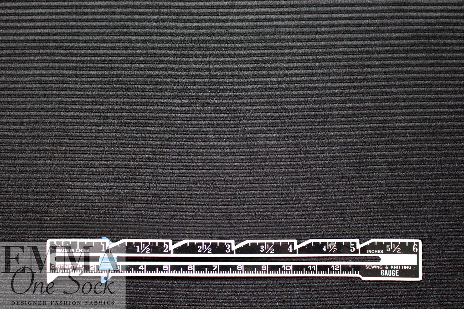 CA designer dressy ottoman rib woven - jet black .625 yds