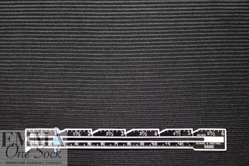CA designer dressy ottoman rib woven - jet black .625 yds