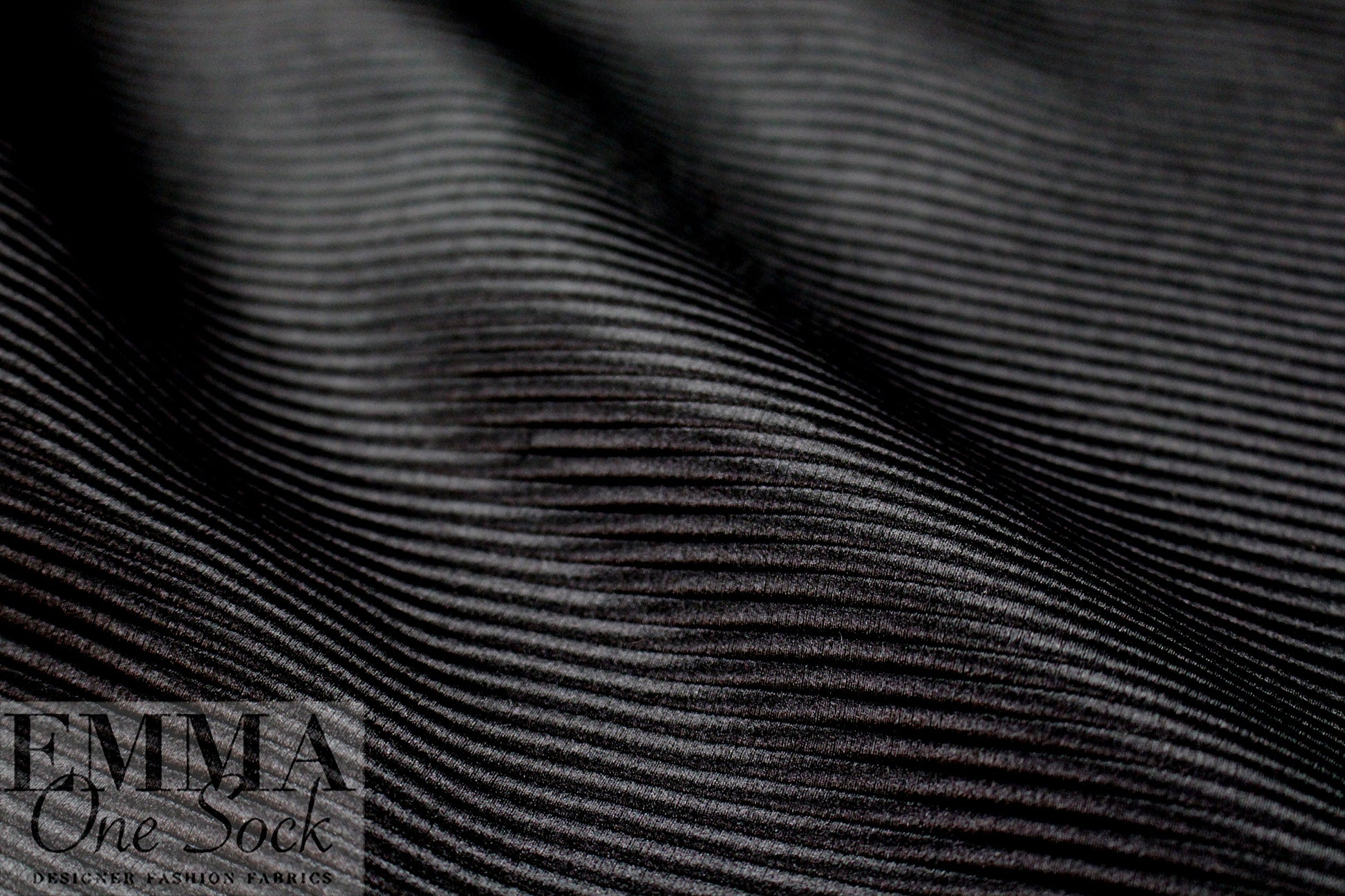 CA designer dressy ottoman rib woven - jet black .625 yds