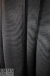 CA designer dressy ottoman rib woven - jet black .625 yds