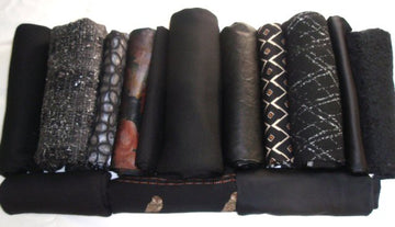 bundle, black/brown, 14 small cuts, 7 lbs
