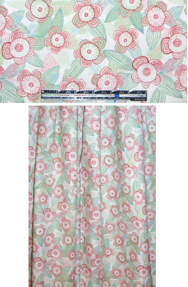 'Pure Delight Pink' floral print 100% cotton USA