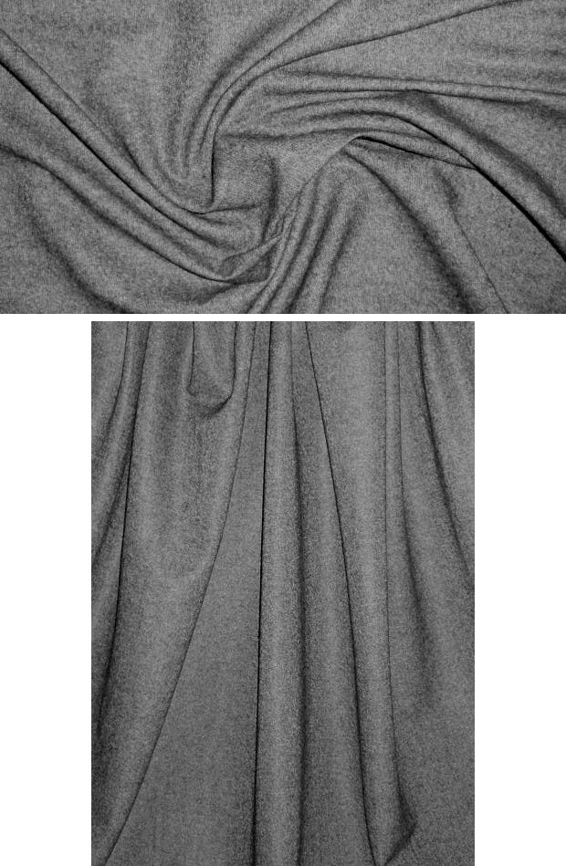 The0ry viscose/wool/silk fancy weave - charcoal 1.875 yd