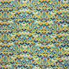 'Grecian flower' printed hammer-textured 'polysilk' 1.25 yds