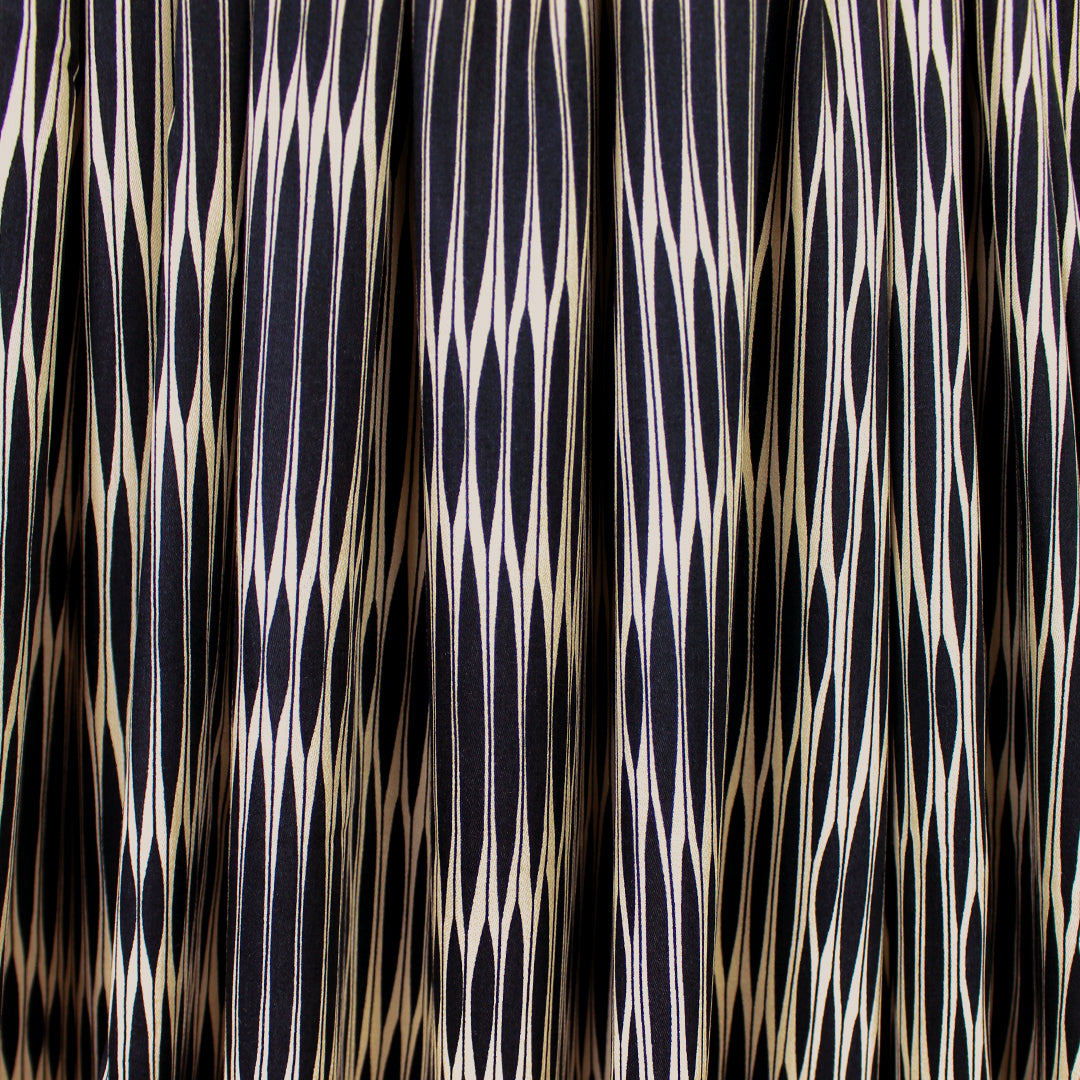 Italian 'good vibrations' viscose challis woven 1 yard