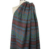 French 'broad fairisle' boiled wool woven coating 1.5 yds