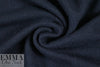 Italian dark navy boiled wool knit coating .75 yds