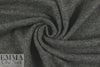 boiled wool knit coating - charcoal heather