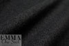 luxury boiled wool knit coating - black 2 yd