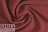 luxury boiled wool knit coating - orange spice 1.75 yd