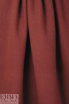 luxury boiled wool knit coating - orange spice 2.75 yds