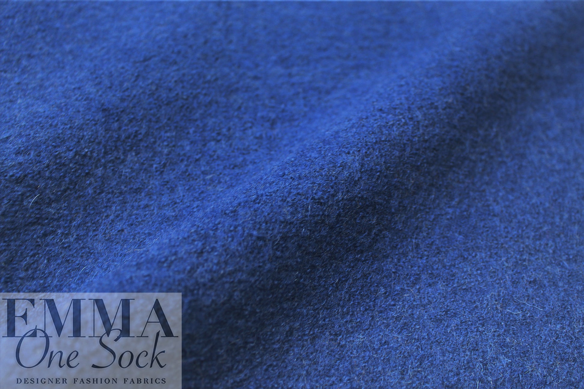 luxury boiled wool knit coating - pacific blue 1.75 yd