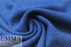 luxury boiled wool knit coating - pacific blue 1 yard