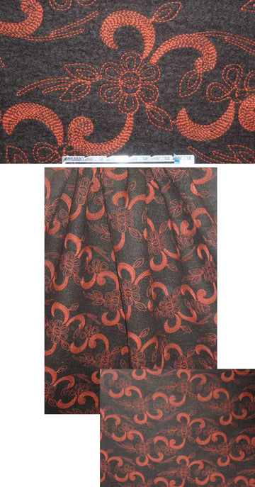 Italian paprika emb. french roast boiled wool