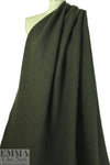 Italian boiled wool knit coating - chive