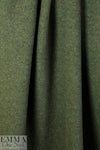 Italian boiled wool knit coating - chive